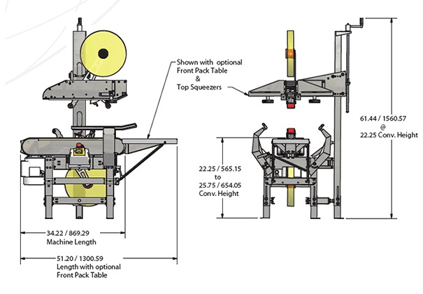 Machine Dimensions